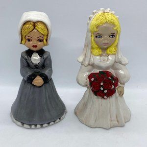 Duncan Enterprises Nun/Bride Painted Ceramic Molds